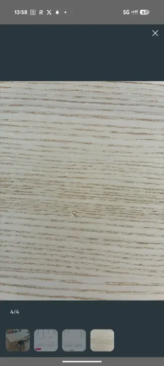 Mesa de comedor de madera.