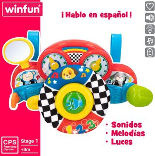 winfun 46879 Juguete Volante bebé con luz y Sonido