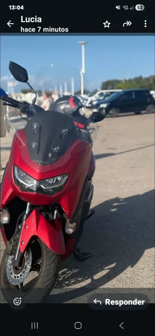 Yamaha N Max 125cc Roja