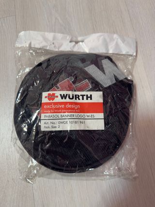 Parasol Coche Wurth Logo W-ES