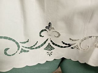 Lenzuola matrimoniali intaglio