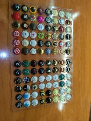 Lote de chapas de cava 96 uni