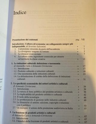 Management istituzioni artistiche e culturali