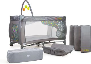 Asalvo Cuna de Viaje 4 en 1 – Doble Altura, Parque