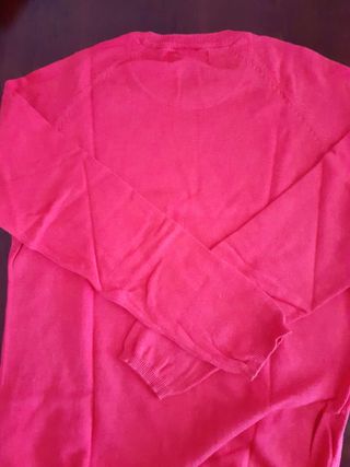 Maglia Girocollo Pull&Bear Rossa Taglia M