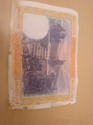 Billete 100 Pesetas España 1925