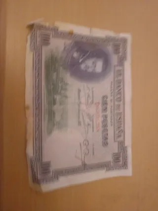 Billete 100 Pesetas España 1925