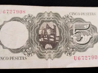 Billete 5 Pesetas Banco de España 1951