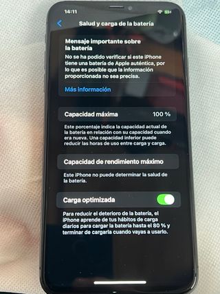 iPhone XS Max 64GB negro Reacondicionado