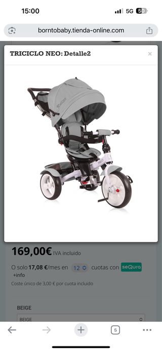 Triciclo evolutivo 3 en 1