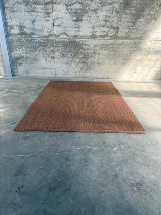 Alfombra Despas de fibras sintéticas terracota 160 x 230 cm