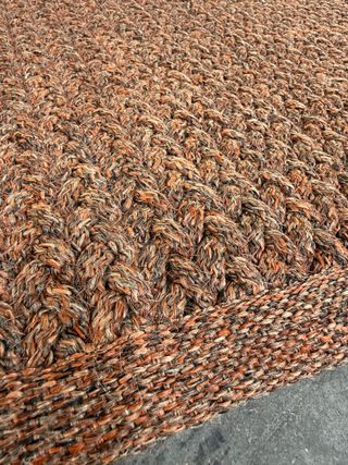 Alfombra Despas de fibras sintéticas terracota 160 x 230 cm