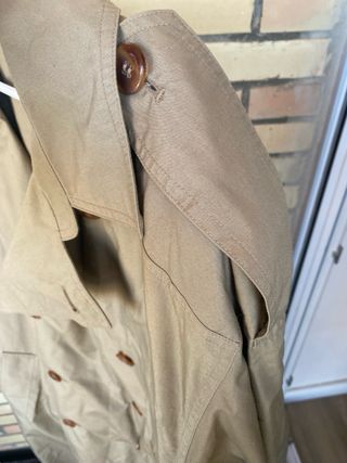 Gabardina beige talla 48