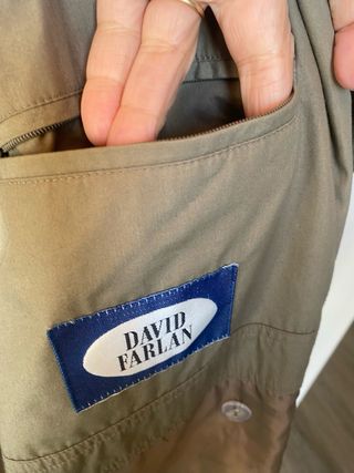 Gabardina beige talla 48