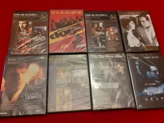 Lote aprox 120 DVDs varios géneros