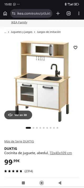 Cocina Infantil Ikea DUKTIG