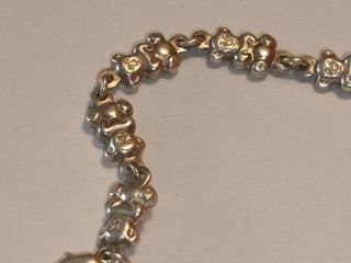 Pulsera Vintage Plata 925 Ositos