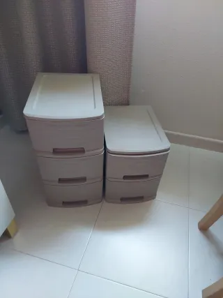 Cajonera 5 cajones beige