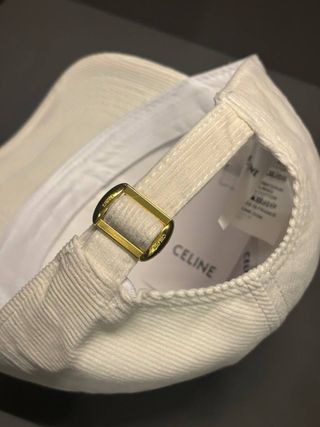 Berretto Celine Triomphe Bianco