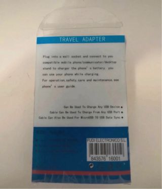 Cargador Móvil Micro USB Nuevo