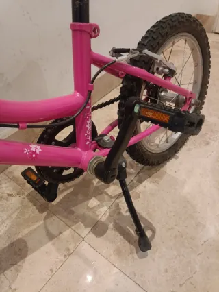 Bicicleta infantil rosa 16 pulgadas Borisan newrid