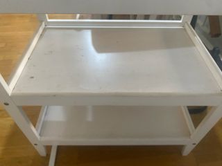 Cambiador de bebé blanco