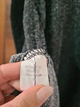 Abito donna nero e argento
