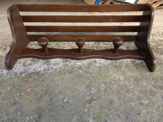 Perchero pared madera vintage