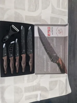 Set Cuchillos Cocina Royal Swiss + Pelador