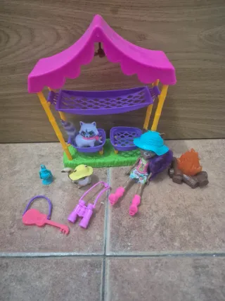 Enchantimals Acampada Set Muñeca Raccoon