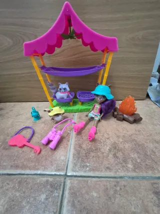 Enchantimals Acampada Set Muñeca Raccoon
