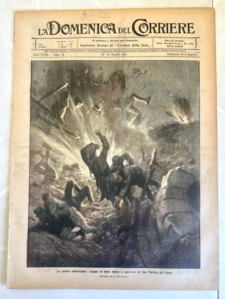 N. 2 numeri de La Domenica del Corriere 1916/17