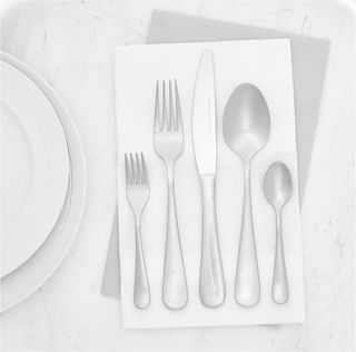 Amazon Basics Juego de cubertería de acero inoxida