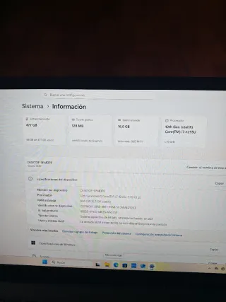 Portátil Dell vostro 3520 i7-1255U
