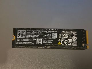 NVMe Western Digital 256GB M.2 2280 - PCIe 4.0 x4