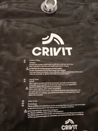 Ducha solar Crivit 25L