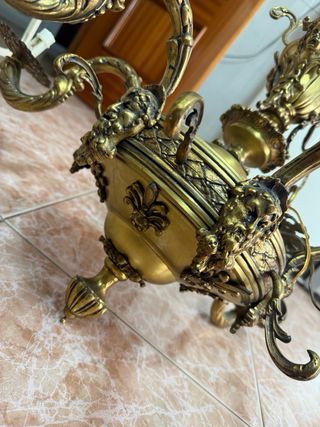 Lámpara de techo en bronce