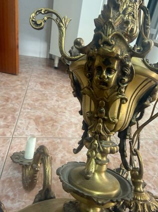 Lámpara de techo en bronce