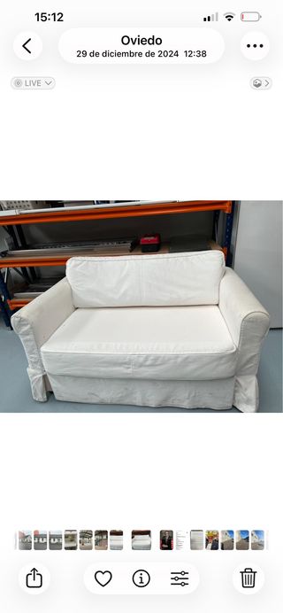 Sofá Cama Ikea Blanco