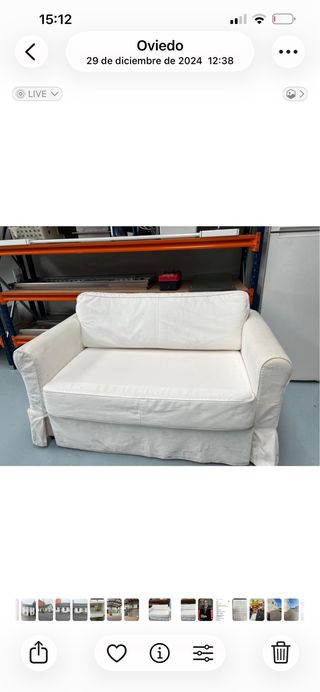 Sofá Cama Ikea Blanco