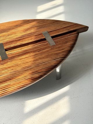 Mesa de centro Clayton Tugonon 1990 vintage