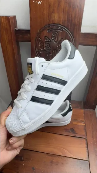 Adidas Superstar Blancas Negras Talla 44
