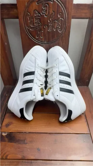 Adidas Superstar Blancas Negras Talla 44