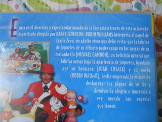 TOYS,FABRICANDO ILUSIONES,DVD,ROBIN WILLIAMS.