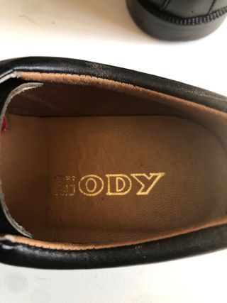 Zapatos de comunión niño azul marino