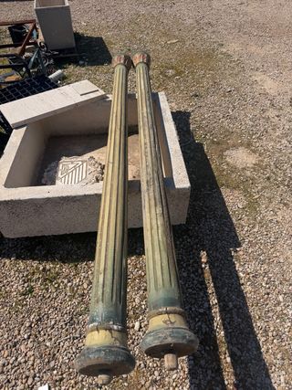 Columnas de madera decorativas (2 unidades)