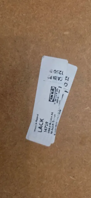 Mesa auxiliar roja - IKEA