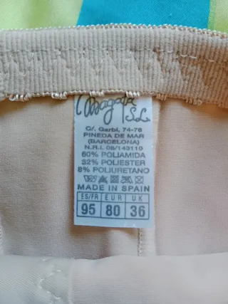 Faja reductora mujer talla ES/FR95, EUR 80 beige