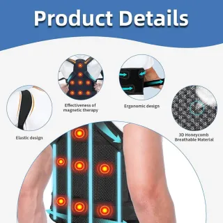 Correggi la postura della schiena con 8 magneti