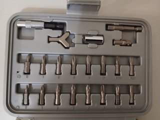 Destornillador 102 puntas + 73 Extra + Multiusos